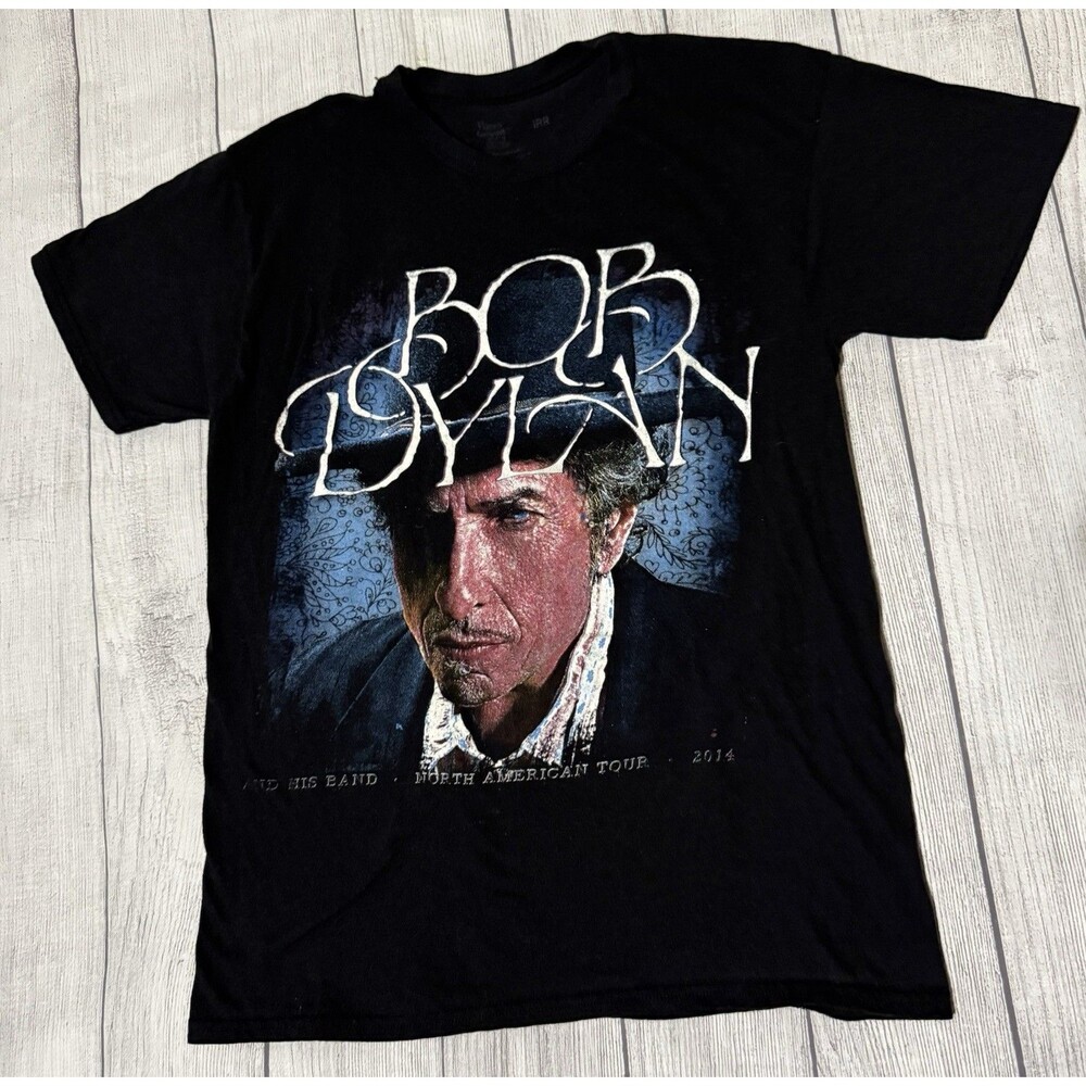 Bob Dylan and his band North American Tour 2014 Graphic T Shirt Men’s Medium